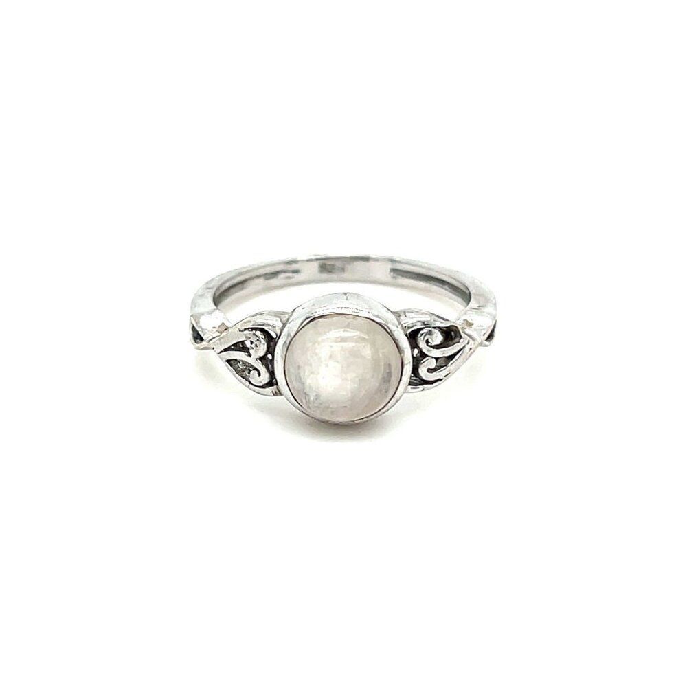 Silver 925 Moonstone (??) Ring - image 1